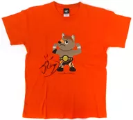 小島聡 直筆サイン入りTシャツ オレンジ 160サイズ 「全日本プロレス×play set products」