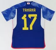 田中碧#17 サッカー日本代表 2022年レプリカユニフォーム(ホーム) ブルー 2XLサイズ