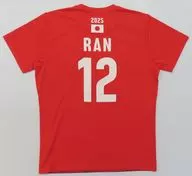 髙橋藍#12(龍神NIPPON) 2025男子日本代表応援Tシャツ レッド XLサイズ