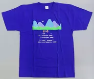 ロゴ 「いっき」Tシャツ ブルー Lサイズ キャンペーン当選品