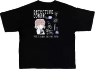 [単品] 灰原哀 Tシャツ ブラック Lサイズ 「名探偵コナン×アベイル ハッピーバッグ6点セット」