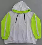 ウルル パーカー ホワイト×イエロー フリーサイズ 「うたごえはミルフィーユ ミルふぁむミーティングII」