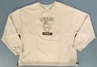 うさぎ(ドーナツ) ゆるトレーナー ベージュ Sサイズ 「ちいかわ なんか小さくてかわいいやつ×C・O・L・Z・A」