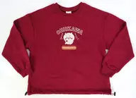 ちいかわ(チョコレート?) ゆるトレーナー レッド Sサイズ 「ちいかわ なんか小さくてかわいいやつ×C・O・L・Z・A」