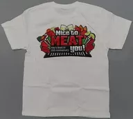 May’n あなたの心にお肉を MEATシャツ ホワイト Mサイズ 「May’n Road to 20th Anniversary『Nice to MEAT you!』」