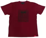 赤尾ひかる ヴィジュアルプロジェクト限定半袖Tシャツ ワイン レディースLサイズ 「赤尾ひかる×LIVERTINE AGE」