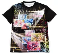 集合(Fes×LIVE) 両面フルグラフィックTシャツ ブラック フリーサイズ 「ラブライブ! 蓮ノ空女学院スクールアイドルクラブ」