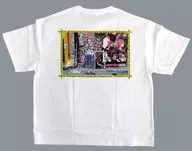 花譜 Backside works.×KAF イラストTシャツ ホワイト XLサイズ 「バーチャルYouTuber KAMITSUBAKI STUDIO 花譜 5th One-Man Live『宿声/深愛』」 FINDME STORE限定