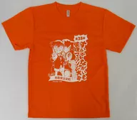 江戸川コナン＆毛利蘭 Tシャツ オレンジ Mサイズ 「名探偵コナン 北栄町すいか・ながいも健康マラソン2025」 参加賞
