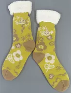 うさぎ もこもこルームソックス イエロー 22～24cm 「ちいかわ なんか小さくてかわいいやつ」