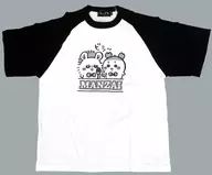 漫才(モモンガ＆古本屋) ラグランTシャツ ホワイト Mサイズ 「ちいかわ なんか小さくてかわいいやつ」