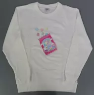 はぴだんぶい(お菓子デザイン) トレーナー ホワイト XLサイズ 「サンリオキャラクターズ」