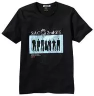 2nd GIG9課メンバー コラボTシャツ ブラック XLサイズ 「攻殻機動隊 STAND ALONE COMPLEX×UT」