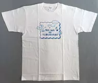 日笠陽子＆佐倉綾音 オリジナルTシャツ ホワイト Lサイズ 「日笠・佐倉は余談を許さない」
