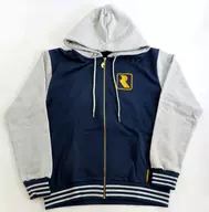 ロゴ RAREWARE カレッジパーカー ネイビー×グレー ユニセックスMサイズ 「Fangamer×RARE」