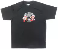 パワプロくん(2体) Tシャツ ブラック Lサイズ 「パワフルプロ野球×ZETT」