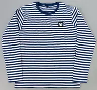 伊東歌詞太郎 長袖襯衣～長そでTシャツ～ ホワイト×ブルー Mサイズ 「伊東歌詞太郎 ワンマンライブツアー2015『わざ』」