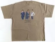 上原由衣＆大和敢助＆諸伏高明 フォトプリントTシャツ ブラウン Lサイズ 「劇場版 名探偵コナン 隻眼の残像×and ST」 RAGEBLUE限定
