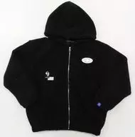 DUSTCELL ボアフーディー(パーカー) ブラック Lサイズ 「DUSTCELL LIVE 2025 -月の裏-」