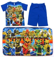 集合 変身! 光るパジャマ ブルー 110サイズ 「ナンバーワン戦隊ゴジュウジャー」