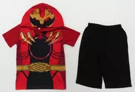 ゴジュウウルフ なりきりパジャマ レッド 130サイズ 「ナンバーワン戦隊ゴジュウジャー」