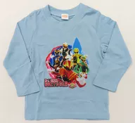 集合 Tシャツ ライトブルー 100サイズ 「ナンバーワン戦隊ゴジュウジャー」 バンダイアパレルストア限定