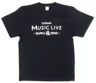 ロゴ Tシャツ ブラック Lサイズ 「ULTRAMAN MUSIC LIVE～ウルトラマン魂2025～」 プレミアム指定席限定特典