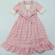 マイメロディ 学園ワンピース(ロング) ピンクチェック LLサイズ 「サンリオキャラクターズ DearMyLove×マイメロディ」