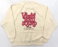 小豆沢こはね Vivid BAD SQUAD グラフィティーロゴ ビッグシルエット裏起毛プルオーバースウェット オフホワイト Lサイズ 「プロジェクトセカイ カラフルステージ! feat. 初音ミク×ZOZOTOWN vol.1」