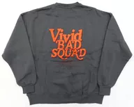 東雲彰人 Vivid BAD SQUAD グラフィティーロゴ ビッグシルエット裏起毛プルオーバースウェット ダークグレー Lサイズ 「プロジェクトセカイ カラフルステージ! feat. 初音ミク×ZOZOTOWN vol.1」