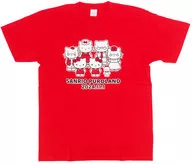 集合(キティ家族) Tシャツ レッド Lサイズ 「サンリオキャラクターズ」 サンリオピューロランド限定