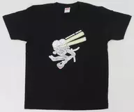 __(アンダーバー)×詩人 Tシャツ ブラック Lサイズ 「UNDER THE 2 MAN-麺屋詩人アンダーバー星店-」