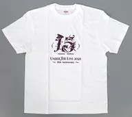 __(アンダーバー) 15th Tシャツ ホワイト Lサイズ 「UNDER THE LIVE 2025 ～15th Anniversary～」
