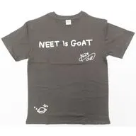 小森めと NEET is GOAT Tシャツ ブラック Lサイズ 「バーチャルYouTuber ぶいすぽっ! 小森めと 誕生日記念2025」