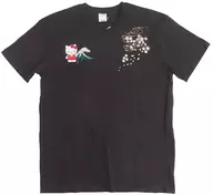 龍頭ハローキティ 刺繍半袖Tシャツ ブラック XXLサイズ 「サンリオキャラクターズ」