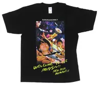 さくらしめじ アバンギャルドなオリジナルフルカラーTシャツ ブラック Mサイズ 「さくらしめじ祝5周年!WIZY限定で野音DVDをつくっちゃうYO!」 クラウドファンディング返礼品
