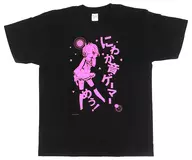 芽兎めう にわか音ゲーマーTシャツ ブラック Lサイズ 「ひなビタ♪×ゲーマーズ」