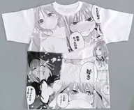 五つ子 愛が溢れるTシャツ ホワイト 男性向けLサイズ 「一番くじ 五等分の花嫁 ～一番くじ化5周年のお祝いも私たち全員で分かち合います!～ 」 F賞