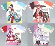 全4種セット フルグラフィックTシャツ 第二弾 フルカラー XLサイズ 「バーチャルYouTuber ホロライブ×モンスターハンターワイルズ ホロライブとオトモ 第二弾」