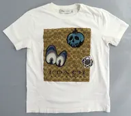 モチーフデザイン(白雪姫) シグネチャー パッチ Tシャツ ホワイト Sサイズ 「ディズニー×COACH(コーチ) A Dark Fairy Tale コレクション」