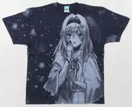 空銀子 原作版 オールプリントTシャツ 17巻表紙イラストVer. ネイビー XLサイズ 「りゅうおうのおしごと!」