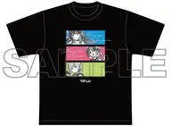 灯里愛夏＆上水流宇宙＆レトラ 応援Tシャツ ブラック XLサイズ 「アイドルマスター vα-liv(ヴイアライヴ)」