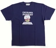 ちいかわ ちいかわぽけっと ファンタジーなTシャツ ネイビー Lサイズ 「ちいかわ なんか小さくてかわいいやつ ちいかわぽけっと POP UP STORE 第2弾」