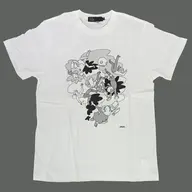 集合(アボット奥谷イラスト) Tシャツ ホワイト Mサイズ 「NieR：Automata×BEAMS」 バーチャルマーケット5グッズ