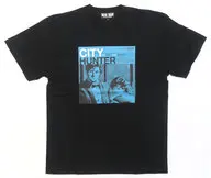 冴羽リョウ＆槇村香 ミッドナイト・ランデヴー Tシャツ ブラック Lサイズ 「シティーハンター」