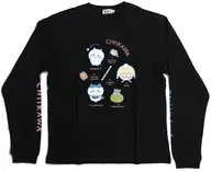 集合(トリオ) 長袖Tシャツ ブラック Lサイズ 「ちいかわ なんか小さくてかわいいやつ」 フジテレビ限定