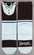 歴代制服デザイン(ブラウン×ホワイト) くつ下 22～24cm 「ドキドキくじ Denny’sくじ」 E賞