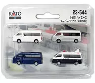 Toyota Hiace Super Long 1 Mobile Police Box w / 4 Units [23-544]