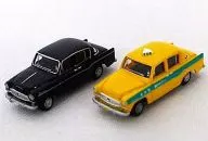 1/150 Toyopet Crown (black, private taxi) 2-unit set "The Car Collection Vol. 11 Omoide no Street Corner Edition"