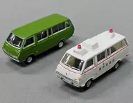 1/150 Toyota Hiace急救车(东京消防厅)&Hi Ace Co-Motte(Green)"The Car Collection Vol.5"